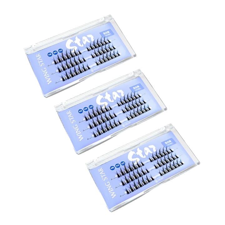 Manga Eyes Douyin Makeup False Eyelashes (3pair set) Every Day And Night 3pcs (45% OFF) $9.33 Each