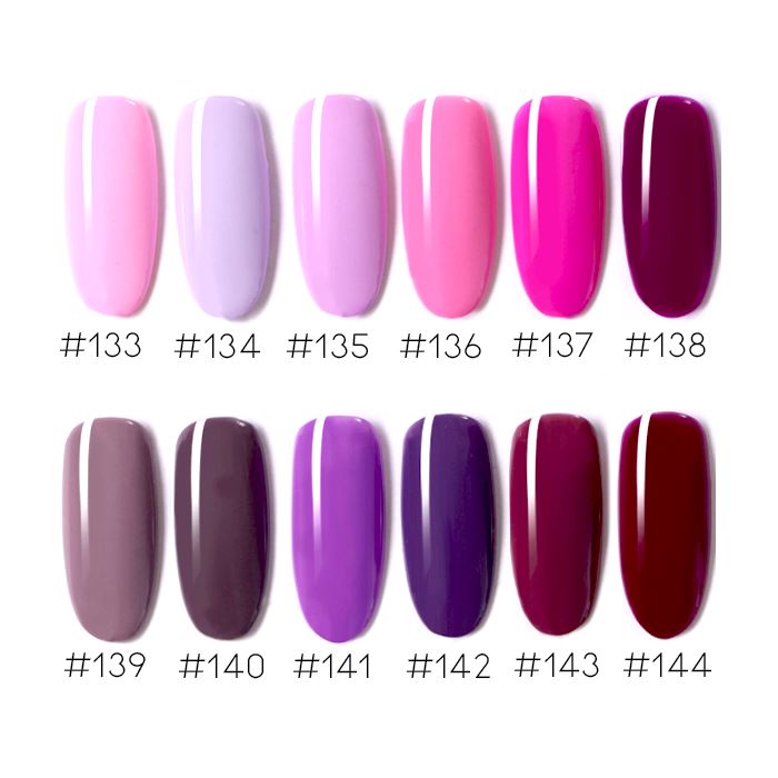Color Gel Nail Polish (Amethyst Color Collection) Every Day And Night #134