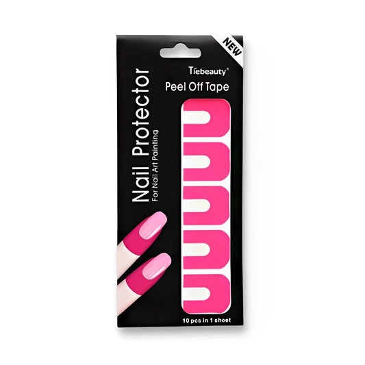 Reusable Nail Polish Guard Tape Nail Every Day And Night Poppy Red 1 pc