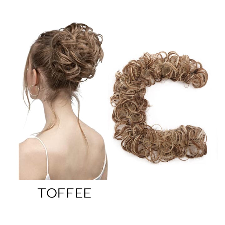 VolumeUp Messy Hair Bun Every Day And Night Toffee