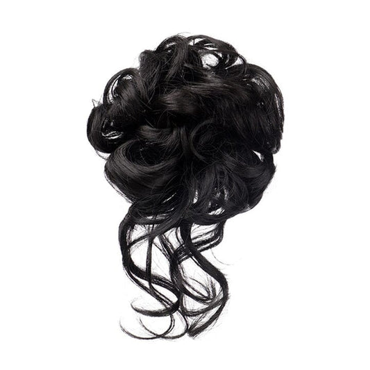Instant Messy Ponytail Hair Extension Claw Clip Every Day And Night Natural Black