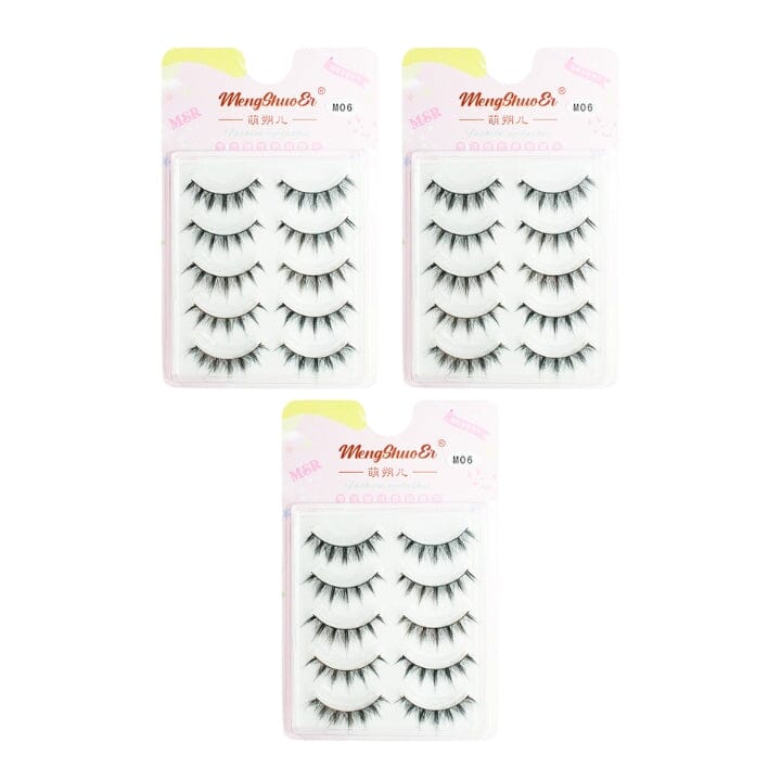 Little Evil Douyin Makeup False Eyelashes(5 pairs set) Every Day And Night 3pcs (43% OFF) $10.33 Each 