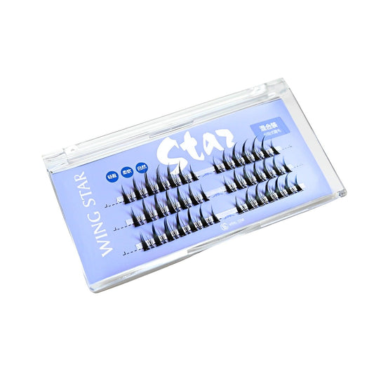 Manga Eyes Douyin Makeup False Eyelashes (3pair set) Every Day And Night 1pc