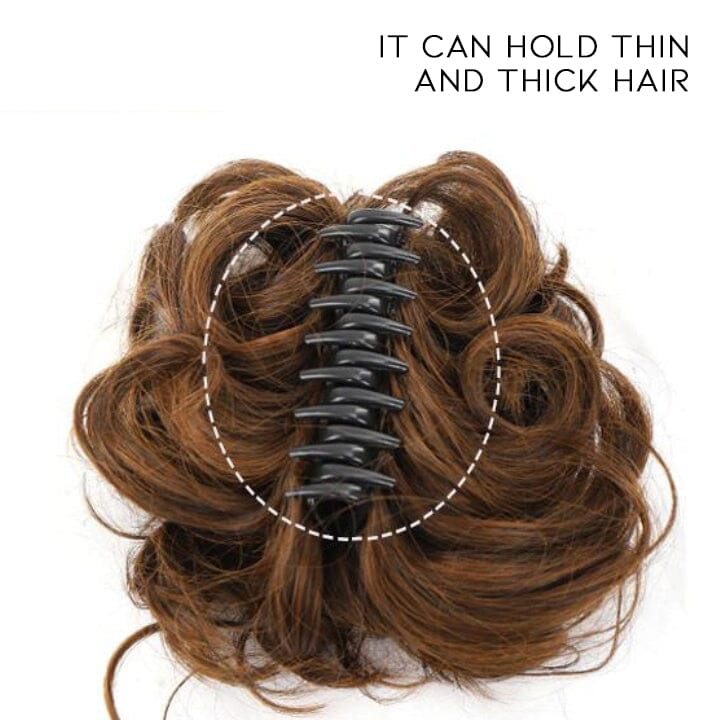 Instant Messy Ponytail Hair Extension Claw Clip Every Day And Night 