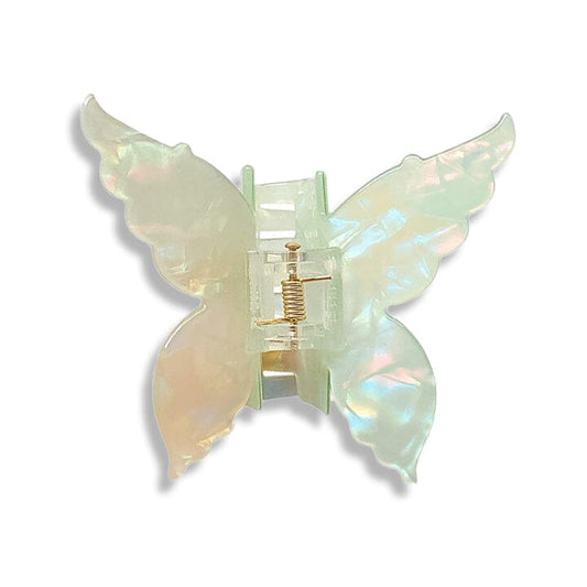 Butterfly Summer Hair Claw Clip Every Day And Night Green 