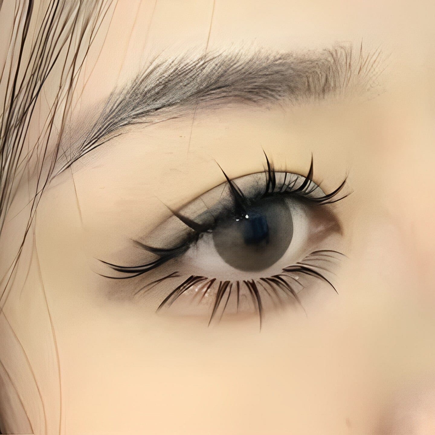 Manga Eyes Douyin Makeup False Eyelashes (3pair set) Every Day And Night 