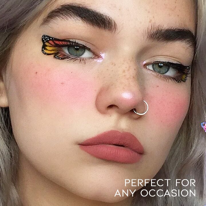 Butterfly On Eyes Creative Makeup Stickers Every Day And Night 