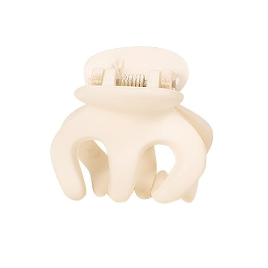 High Ponytail Strong Holding Claw Clip Hair Styling Tools Every Day And Night 2pcs Beige Large