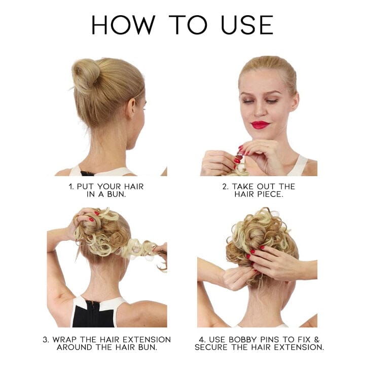 VolumeUp Messy Hair Bun Every Day And Night 