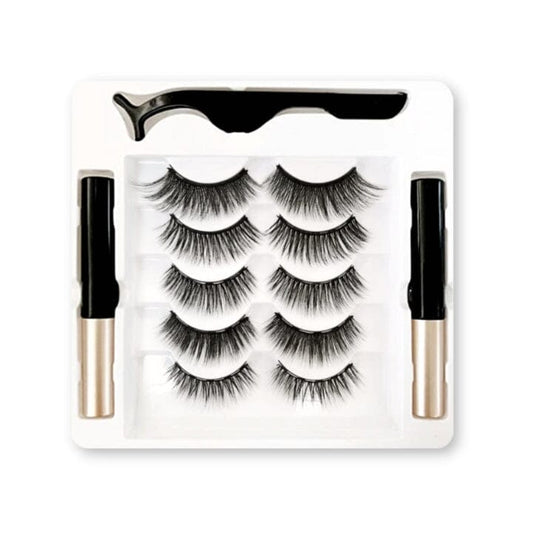 Magnetic False Eyelashes 5 Pairs Box Set Every Day And Night Set 1