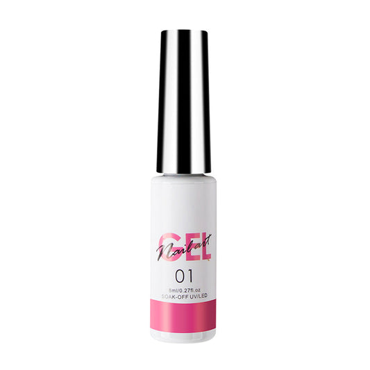 Easy Nail Art Gel Liner Nail Every Day And Night 01 Magenta