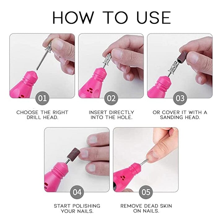 ProNail Electric Nail Drill Set Every Day And Night 