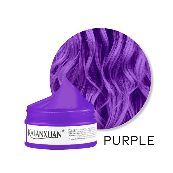 Temporary Hair Color Wax Hair Color Every Day And Night Purple 