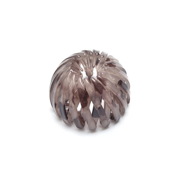 Ponytail Nest Clip (2pcs set) Hair Styling Tools Every Day And Night Light brown 