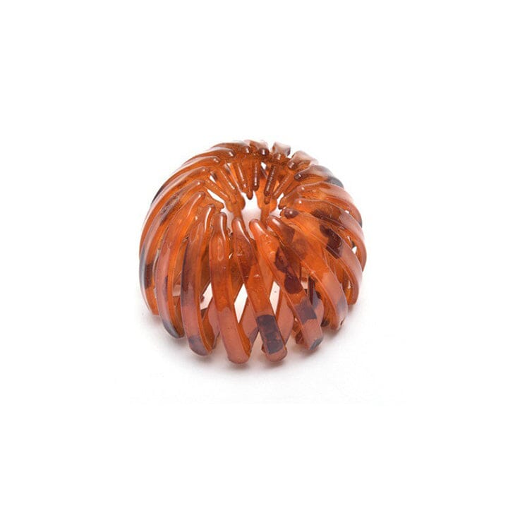 Ponytail Nest Clip (2pcs set) Hair Styling Tools Every Day And Night Orange 