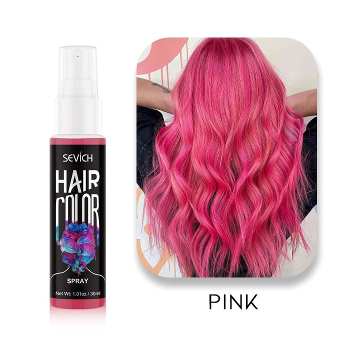 Temporary Hair Color Spray Hair Color Every Day And Night Pink 1pc 