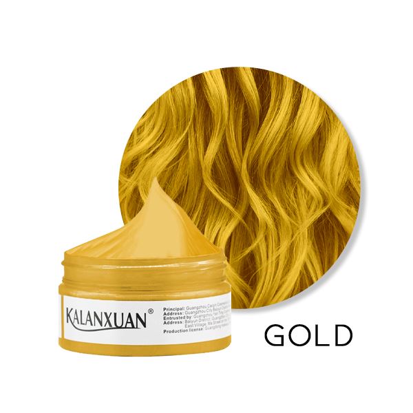 Temporary Hair Color Wax Hair Color Every Day And Night Gold 